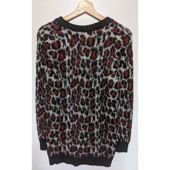 Sandro | Leopard Mohair Knit Sweater - Picture 4 of 8